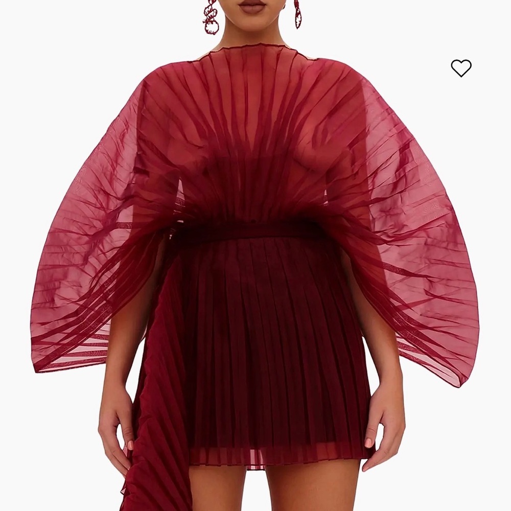 Andrea Iyamah organze pleated bodysuit - Picture 3 of 6